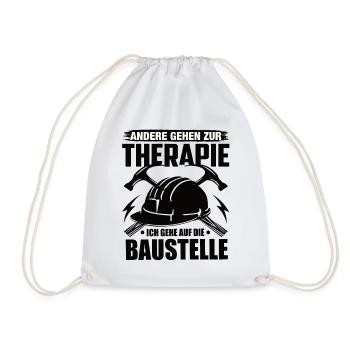 Craft Craftsman Craftsman Humor Construction Site - Drawstring Bag - white - Front