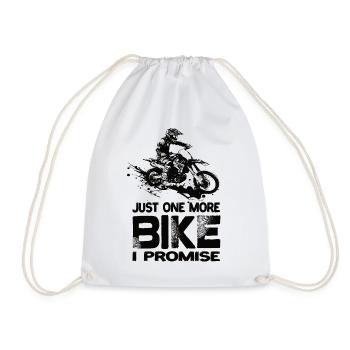 Juste une moto de plus que je promets moto de motocross - Sac de sport léger - blanc - Devant