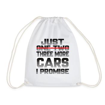 Just One More Cars I Promise Tuning Auto Kfz - Drawstring Bag - white - Front