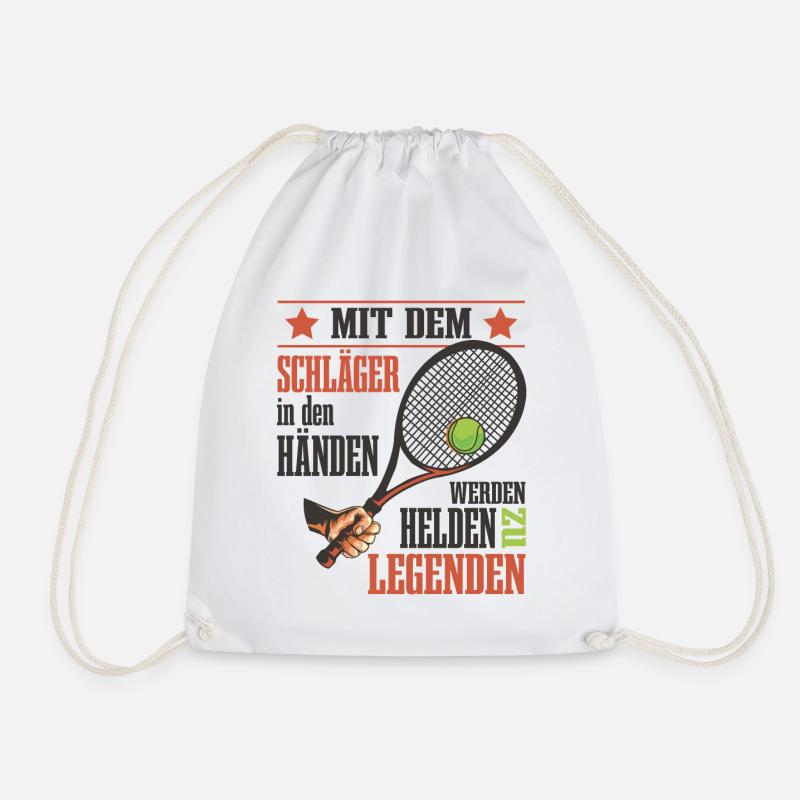 Tennis - Turnbeutel - Weiß