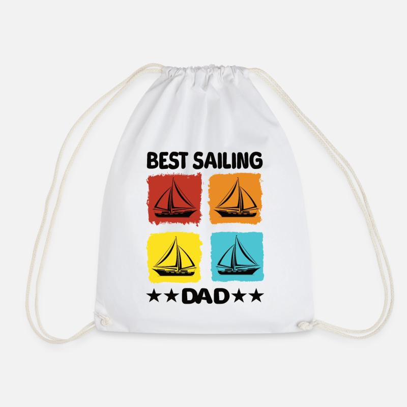 Best Sailing Dad - Turnbeutel - Weiß