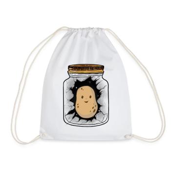 Vegetables Potato Potatoes Hobby Gardener - Drawstring Bag - white - Front