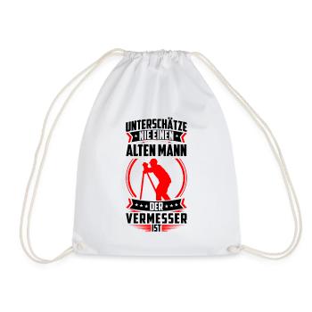 Arpenteur Vieil Homme Arpenteur - Sac de sport léger - blanc - Devant