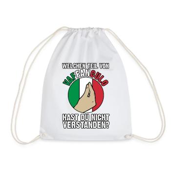 Italie Vaffanculo italien - Sac de sport léger - blanc - Devant
