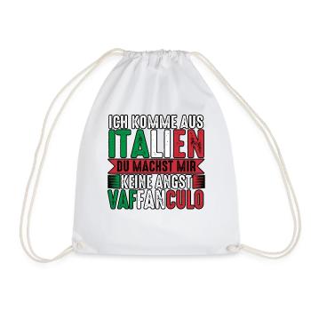 Italie Vaffanculo italien - Sac de sport léger - blanc - Devant