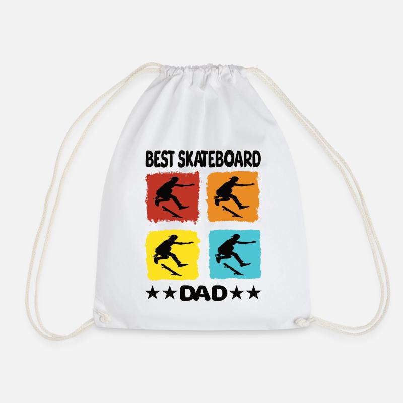 Best Skateboard Dad - Turnbeutel - Weiß