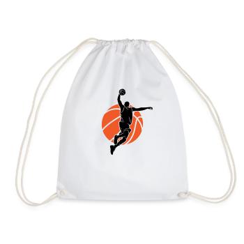 Joueurs de basket-ball Basketteurs Basket-ball - Sac de sport léger - blanc - Devant