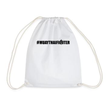 #MuayThaiFighter - Muay Thai Arts Martiaux Muay Tha - Sac de sport léger - blanc - Devant