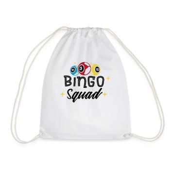 Bingo Player Bingo Game Bingo Game Games Bingo - Drawstring Bag - white - Front