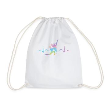 Ballerine Danse Heartbeat Ekg Ballerine - Sac de sport léger - blanc - Devant