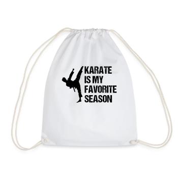 Le karaté est ma saison préférée - Karaté - Sac de sport léger - blanc - Devant