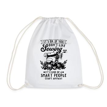 Ce n’est pas grave si vous n’aimez pas la couture... C’est une sorte de - Sac de sport léger - blanc - Devant