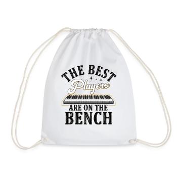 Les meilleurs joueurs Pianiste Pianiste - Sac de sport léger - blanc - Devant