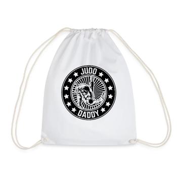 Judo Daddy Judo Fighter - Drawstring Bag - white - Front