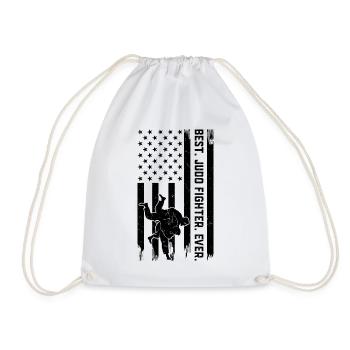 Best Judo Fighter Ever - Judo Fighter - Drawstring Bag - white - Front