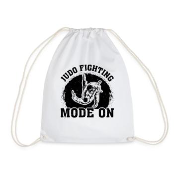 Judo fighting Mode On - Judoka Judo Fighter Judoka - Drawstring Bag - white - Front