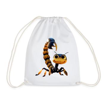 Scorpio Arachnids Scorpion Funny Scorpions - Drawstring Bag - white - Front