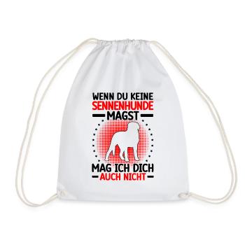 Sennenhund mag dich nicht Schweizer Sennenhund - Turnbeutel - Weiß - Vorne
