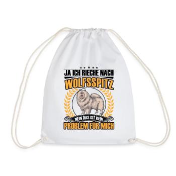 Wolfspitz : Oui, je sens comme Keeshond - Sac de sport léger - blanc - Devant