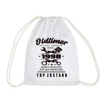 Oldtimer Special Edition Model 1998 Birthday - Drawstring Bag - white - Front