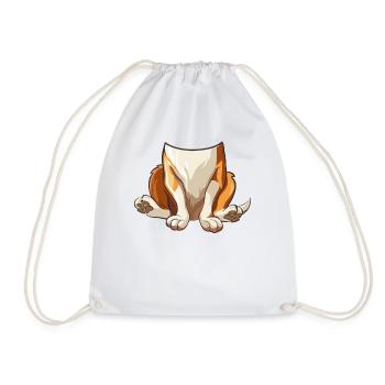 Drôle Chien Halloween Vêtements Enfants - Sac de sport léger - blanc - Devant