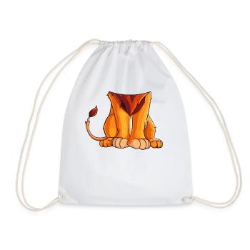 Mighty Lion Halloween Disguise Costume Kids - Drawstring Bag - white - Front