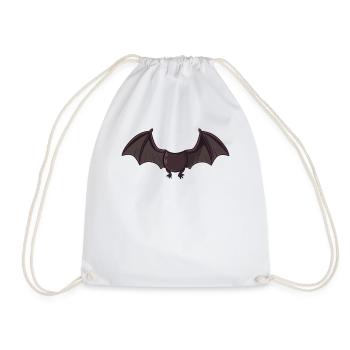 Costume d’Halloween Chauve-souris effrayante pour enfants - Sac de sport léger - blanc - Devant