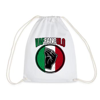 Italie Vaffanculo italien - Sac de sport léger - blanc - Devant