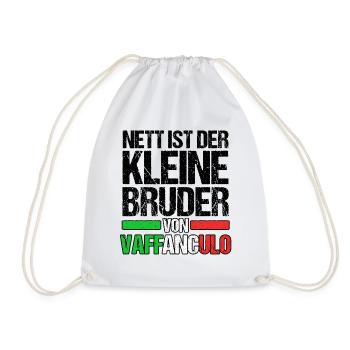 Italie Vaffanculo italien - Sac de sport léger - blanc - Devant