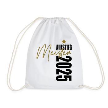 Meister 2025 Aufstiegstrikot Aufstieg 25 - Turnbeutel - Weiß - Vorne