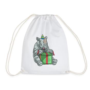 Forfait anniversaire Rhino - Sac de sport léger - blanc - Devant