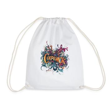 Berlin Köpenick Souvenir Cöpenick Graffiti - Drawstring Bag - white - Front