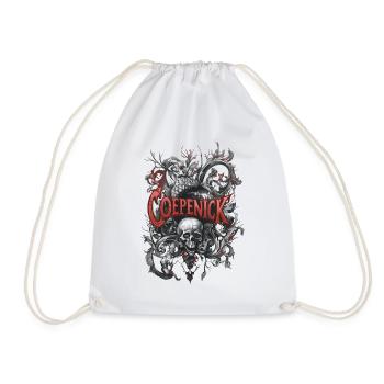 Berlin Köpenick Souvenir Cöpenick Dark Skull - Drawstring Bag - white - Front