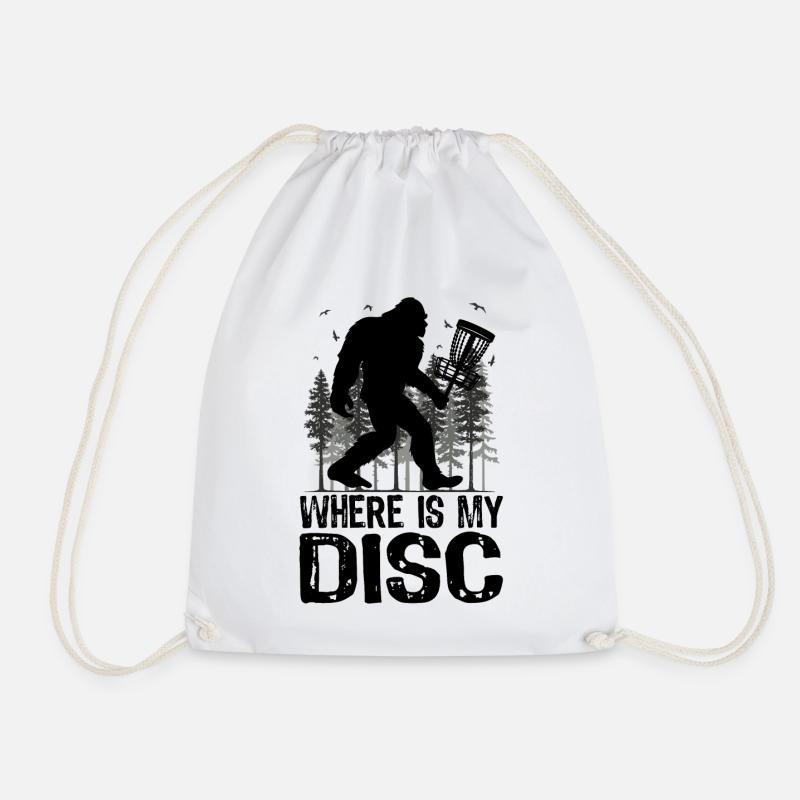 Wo befindet sich meine Disc? Bigfoot Disc Golf - Turnbeutel - Weiß