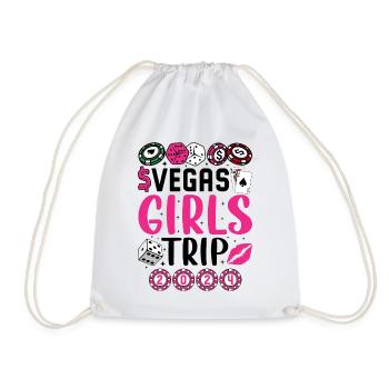 Vegas Girl Trip 2024 - Drawstring Bag - white - Front