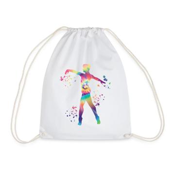 Danseuse de ballet Colorsplash Homme Ballerino - Sac de sport léger - blanc - Devant