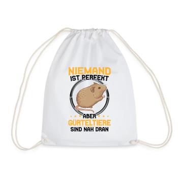 Lemming is perfect vole lemming - Drawstring Bag - white - Front