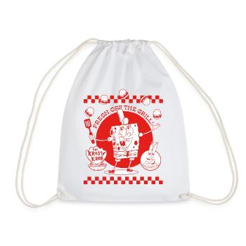 Bob l'Éponge Design Rouge Et Blanc - Sac de sport léger - blanc - Devant
