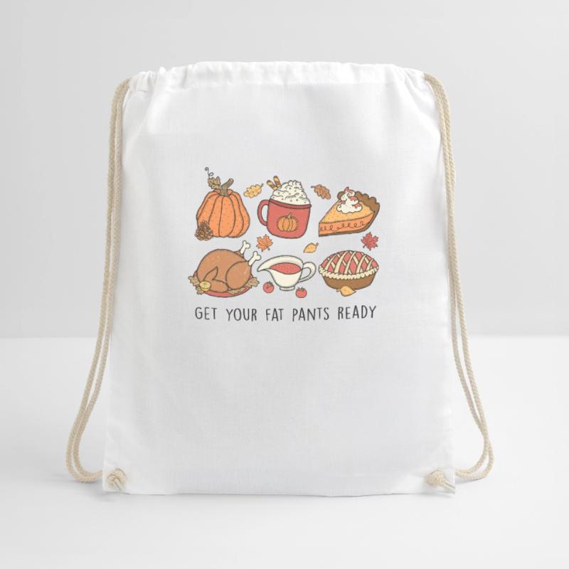 Put on your gouges Thanksgiving Design Drawstring Bag