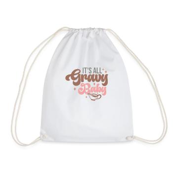 Alles läuft glatt Baby Thanksgiving Design - Turnbeutel - Weiß - Vorne