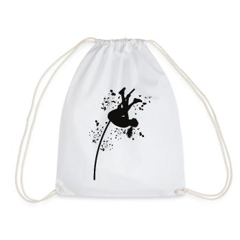 Perchiste Enfant Saut à la perche - Sac de sport léger - blanc - Devant