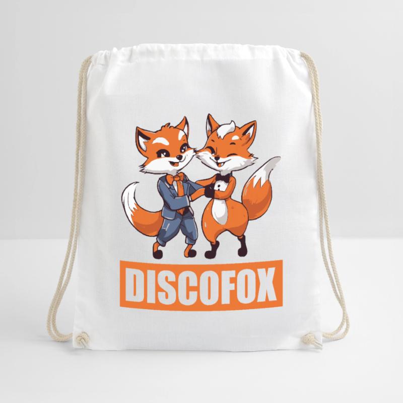 Discofox Dancing Dancer Dancer 80s Disco Drawstring Bag