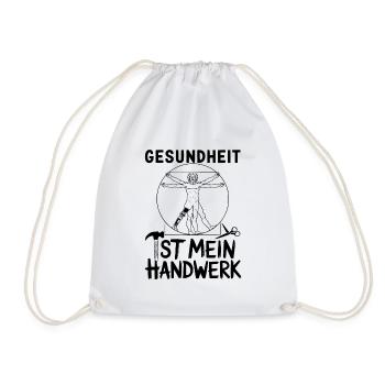 Orthopädie Techniker - Handwerk für die Gesundheit - Turnbeutel - Weiß - Vorne