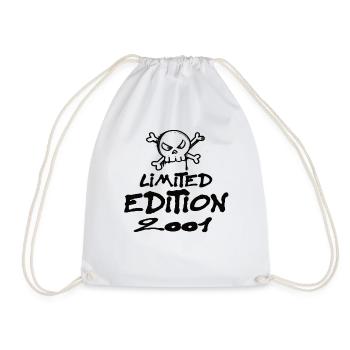 Limited Edition 2001 Birthday Born 2001 - Drawstring Bag - white - Front