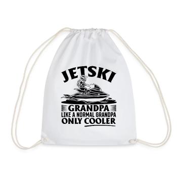 Jetski Papi comme un Papi normal juste plus cool - - Sac de sport léger - blanc - Devant