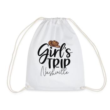 Girls Trip Nashville - Drawstring Bag - white - Front