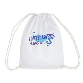 Edition Limitée 1962 Anniversaire Né 1962 - Sac de sport léger - blanc - Devant