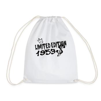 Limited Edition 1953 Geburtstag 1953 Geboren - Turnbeutel - Weiß - Vorne