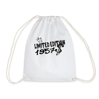 Edition Limitée 1957 Anniversaire Né 1957 - Sac de sport léger - blanc - Devant