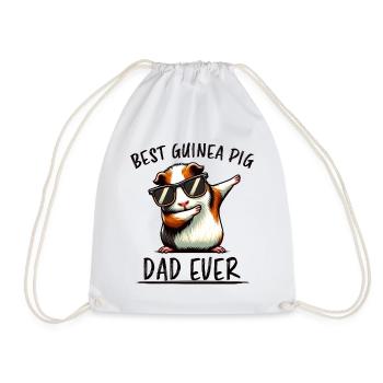 Guinea Pig Saying, Guinea Pig Gift - Drawstring Bag - white - Front